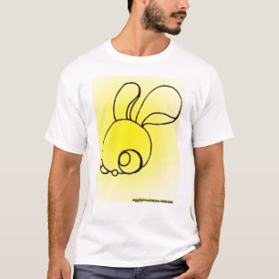 Camiseta Conejo al sol sobre un blanco