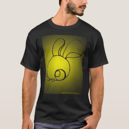 Camiseta Conejo al sol sobre un negro