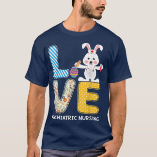 Camiseta Conejo Amor Enfermería Psiquiátrica Bunnies Enferm