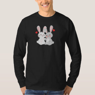 Camiseta Conejo Aniversario de boda Fiesta de compromiso Él