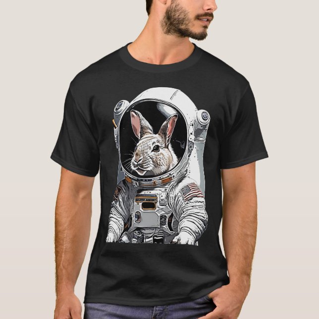 Camiseta Conejo astronauta (Anverso)
