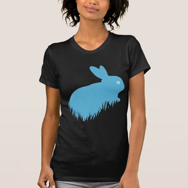 Camiseta Conejo azul (Anverso)