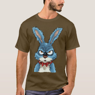 Camiseta Conejo azul enojado