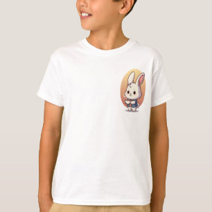 Camiseta Conejo Bebiendo Cacao Caliente Niños