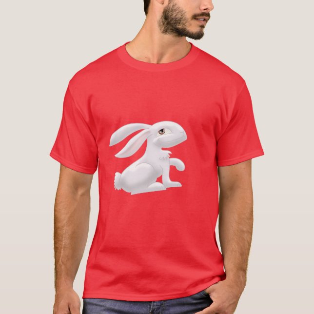 Camiseta Conejo blanco (Anverso)