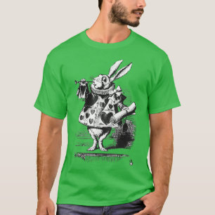 Camiseta Conejo Blanco Alicein Wonderland, Hanukk de último