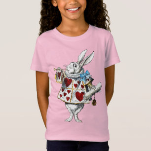 Camiseta Conejo blanco Alicia Corazones de Maravilla