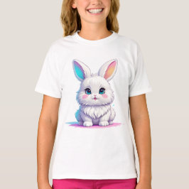 Camiseta Conejo blanco lindo
