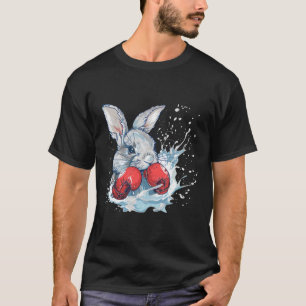 Camiseta Conejo boxeador con guantes de boxeo kickboxing di