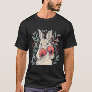 Camiseta Conejo boxeador con guantes de boxeo kickboxing di