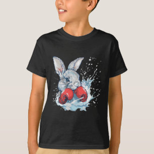 Camiseta Conejo boxeador con guantes de boxeo kickboxing di