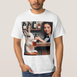 Camiseta Conejo Cervecero: Diversión en la Barra