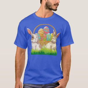 Camiseta Conejo Cesta de Pascua Pascua Huevos Cute Conejo F
