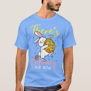 Camiseta Conejo colorido de conejo de Pascua de Cuta Matanz