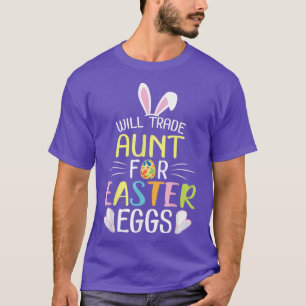 Camiseta Conejo Comerciará Con Tía Por Candy De Huevos De P