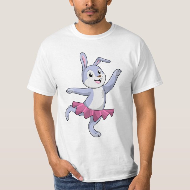 Camiseta Conejo como Ballerina en Ballet (Anverso)