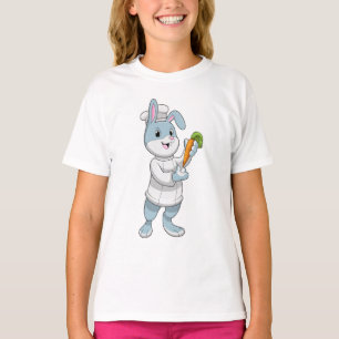 Camiseta Conejo como cocinero con zanahoria