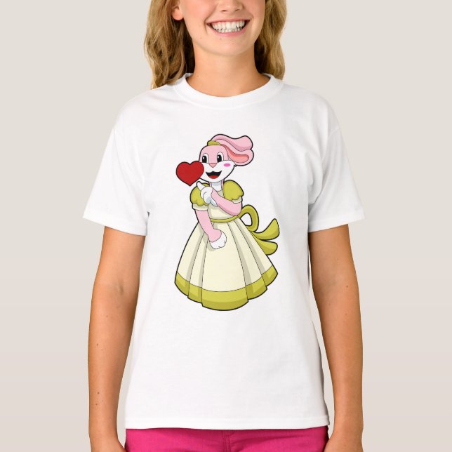Camiseta Conejo como novia con vestido de novia.PNG (Anverso)
