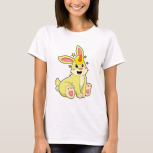 Camiseta Conejo como unicornio