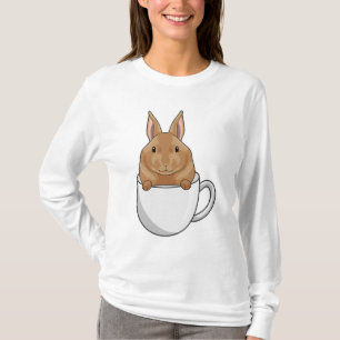 Camiseta Conejo con Copa de Café