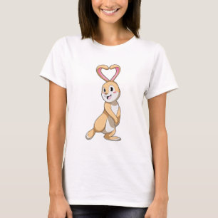 Camiseta Conejo con corazón