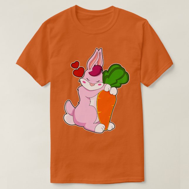 Camiseta Conejo con corazón podrido 2 (Diseño del anverso)