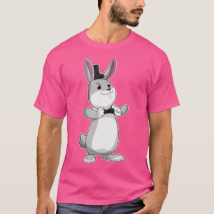 Camiseta Conejo con corbata de sombrero superior