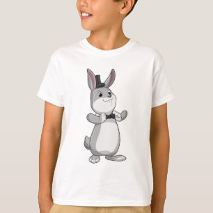 Camiseta Conejo con corbata superior y corbata de arco