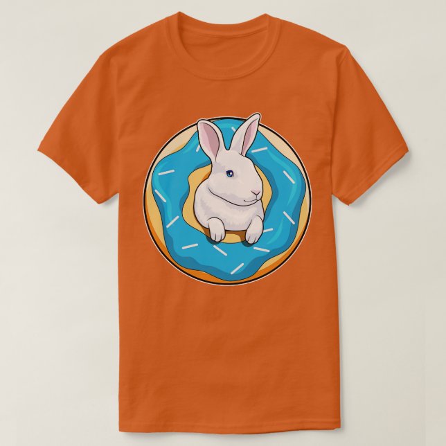 Camiseta Conejo con Donut (Diseño del anverso)