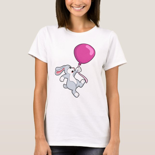 Camiseta Conejo con globo (Anverso)