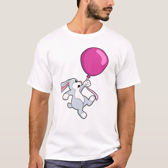 Camiseta Conejo con globo (Anverso)