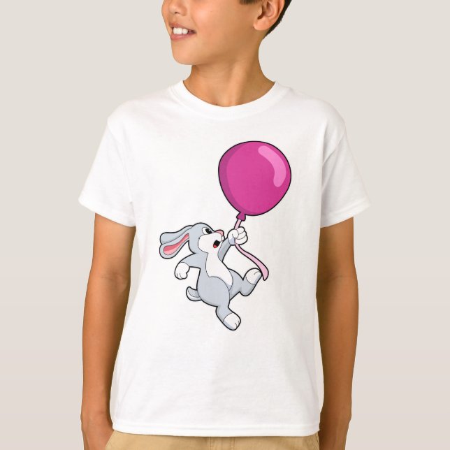 Camiseta Conejo con globo (Anverso)