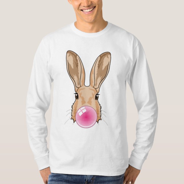 Camiseta Conejo con goma de mascar (Anverso)