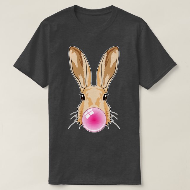 Camiseta Conejo con goma de mascar (Diseño del anverso)
