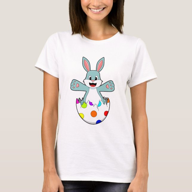 Camiseta Conejo con huevo (Anverso)