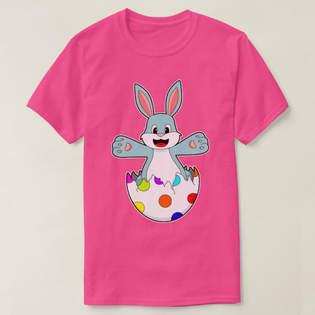 Camiseta Conejo con huevo 2 (Diseño del anverso)