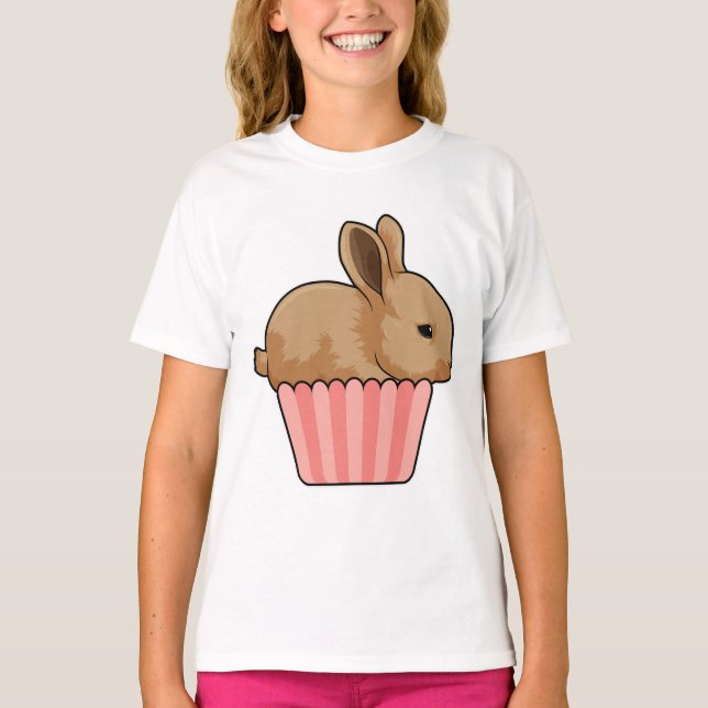 Camiseta Conejo con Muffin (Anverso)
