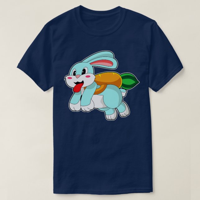 Camiseta Conejo con podredumbre como cohete (Diseño del anverso)