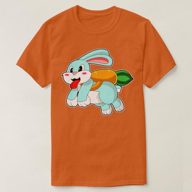 Camiseta Conejo con podredumbre como cohete (Diseño del anverso)