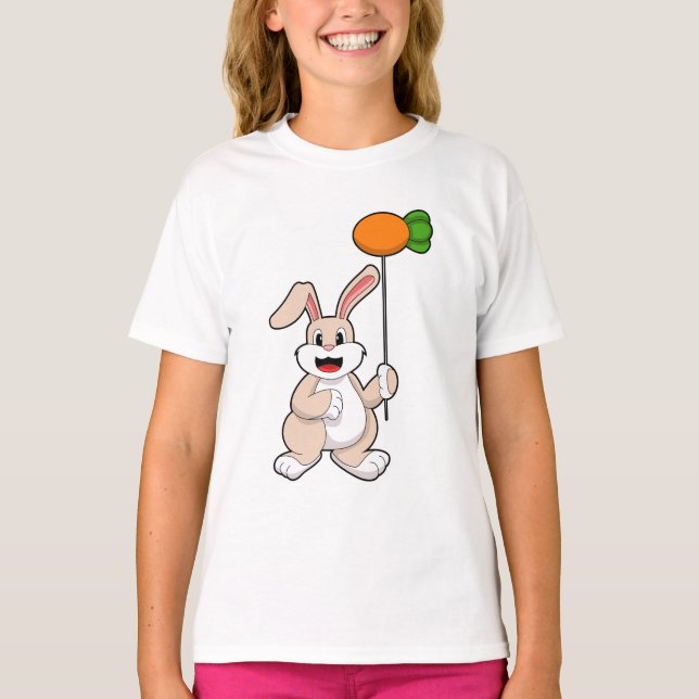 Camiseta Conejo con zanahoria como globo.PNG (Anverso)
