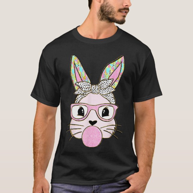 Camiseta Conejo conejo con burbujas que relampagó la fiesta (Anverso)