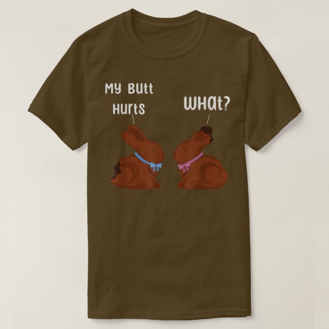 Camiseta Conejo conejo conejito de chocolate con dulce de p (Diseño del anverso)