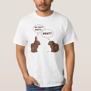 Camiseta Conejo conejo conejito de pascua de chocolate pero