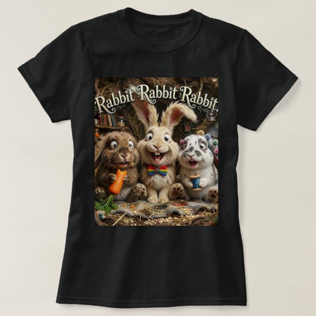 Camiseta Conejo Conejo Conejo (Diseño del anverso)