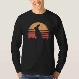 Camiseta Conejo conejo conejo afligido Furry Retro Hare Vin