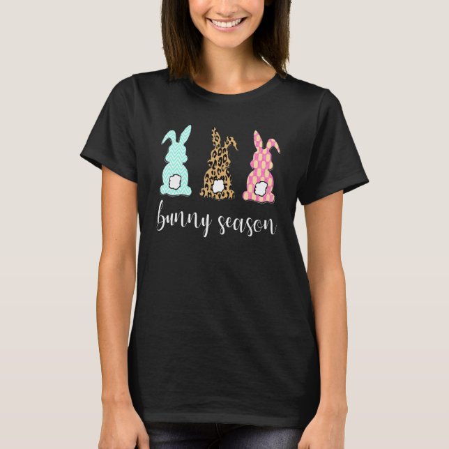 Camiseta Conejo conejo conejo conejito leopardo de Pascua (Anverso)