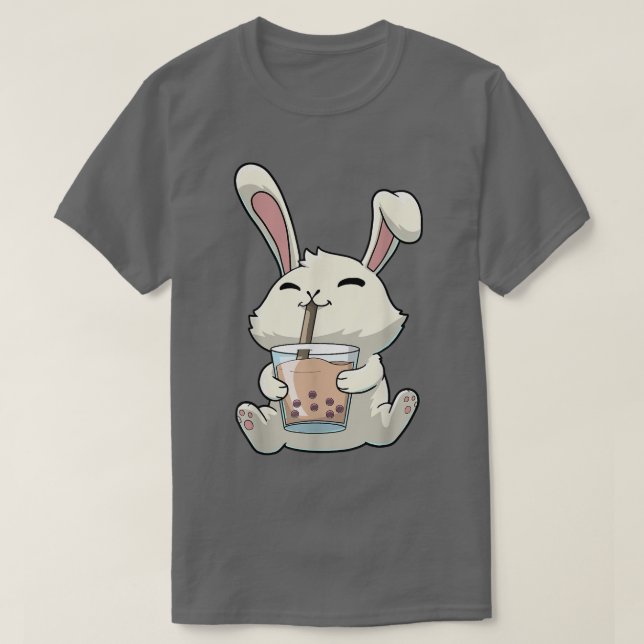 Camiseta Conejo conejo conejo conejo Boba Bubble Tea Anime  (Diseño del anverso)