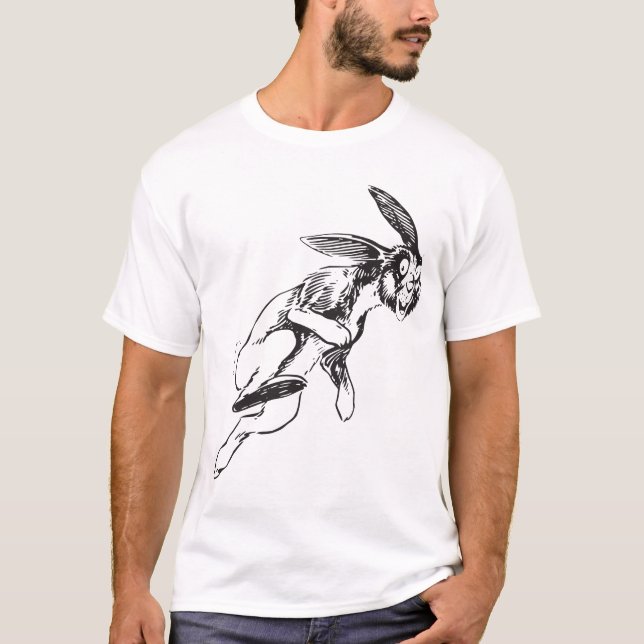 Camiseta Conejo Conejo Conejo Grande Jack Rabbit (Anverso)