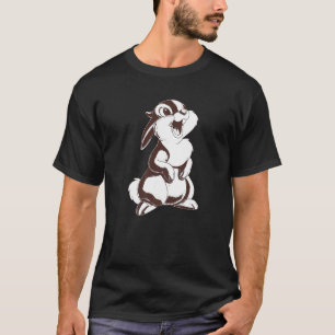 Camiseta Conejo conejo conejo marrón chiflado conejo sonrie