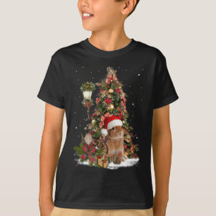 Camiseta Conejo Conejo Conejo Santa Tree Enciende El Enano 